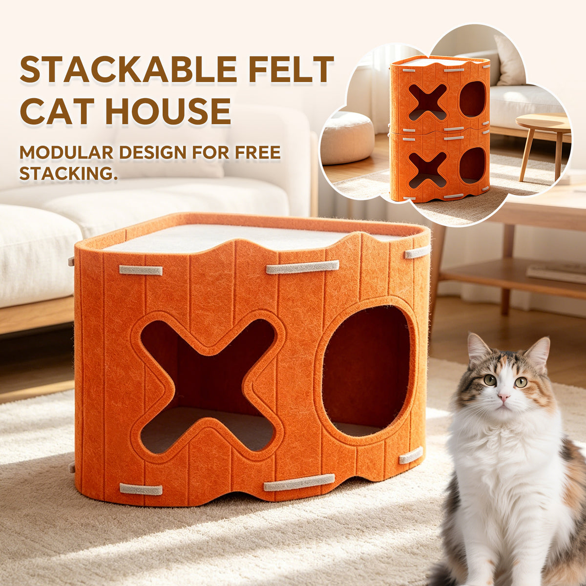 Only Self Pickup---Multi-layer Stackable Cat Bed