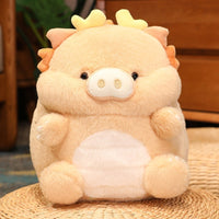 Cute Dragon Pig Doll Plush Toy Sleeping Pillow
