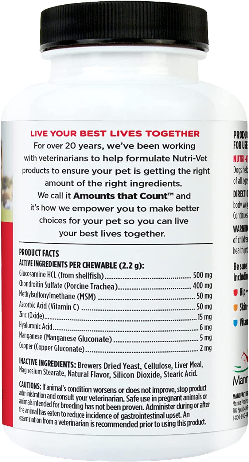 Advanced Strength Hip & Joint Chewable Dog Supplements - BIG FRENCHIES