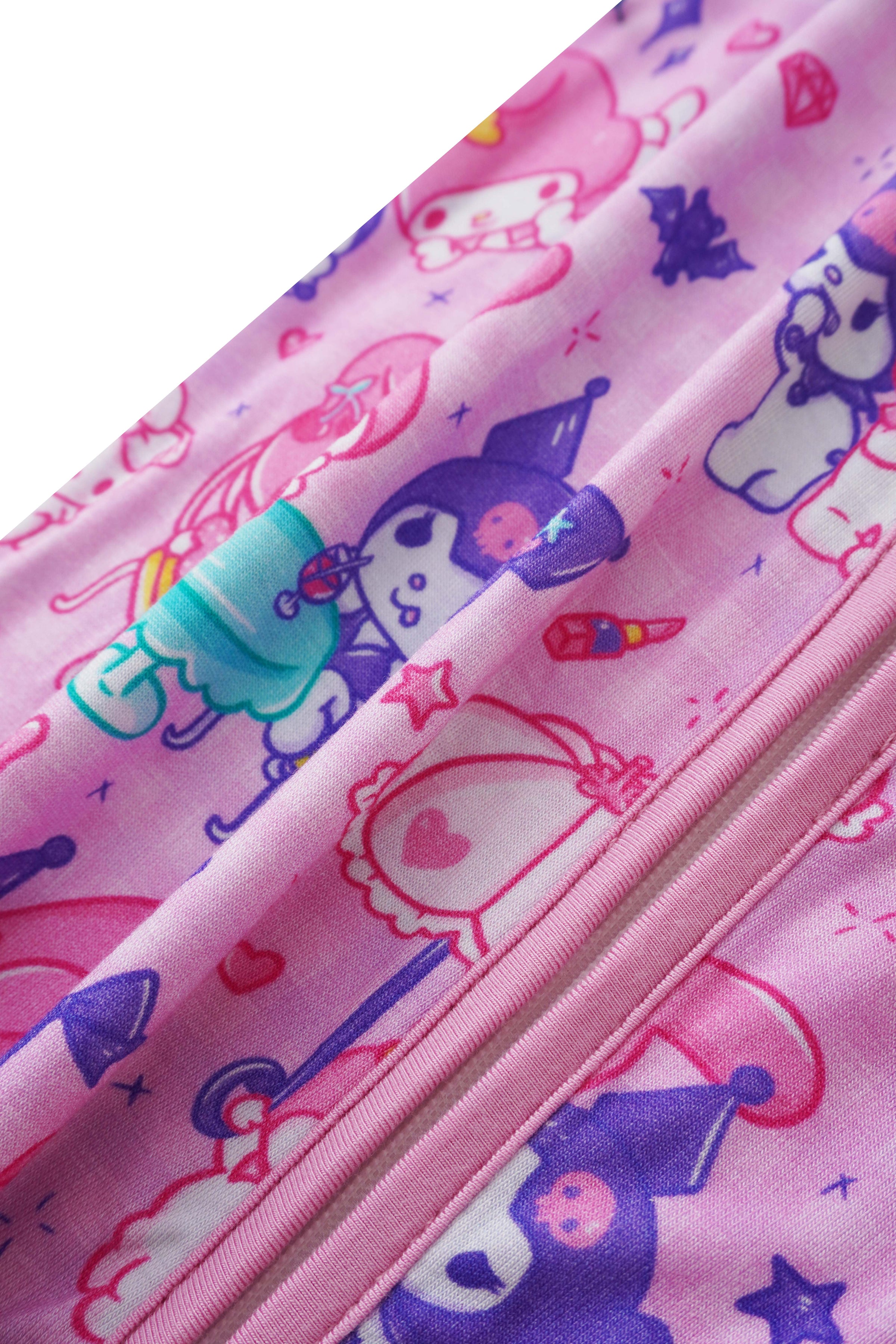 PoshTOT Sanrio Kuromi Bamboo Baby Convertible Zippy Romper