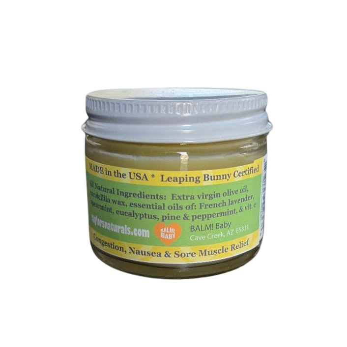 BALM! Baby Organic Chest Clearing Vapor Rub w/ Eucalyptus