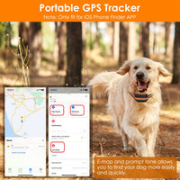 2 In 1 Dog GPS Fence Tracker Wireless GPS Dog Fence GPS Dog Collar With 32-2887FT Radius IPX6 Waterproof For Small Mediu