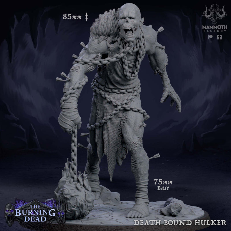 Death Bound Hulker (Zombie Giant)-3D Printed Miniatures-BIG FRENCHIES-All Systems Go Games