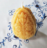 Decorative Egg Beeswax Candle - BIG FRENCHIES
