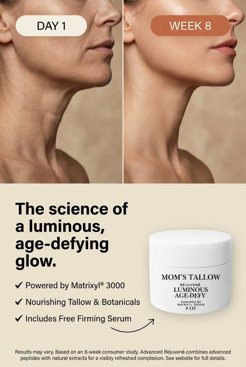 Advanced Rejuvené Luminous Age-Defy Face/Neck Cream: Featuring Matrixyl® 3000 (+ Free 4oz Deep Firming Serum) - BIG FRENCHIES