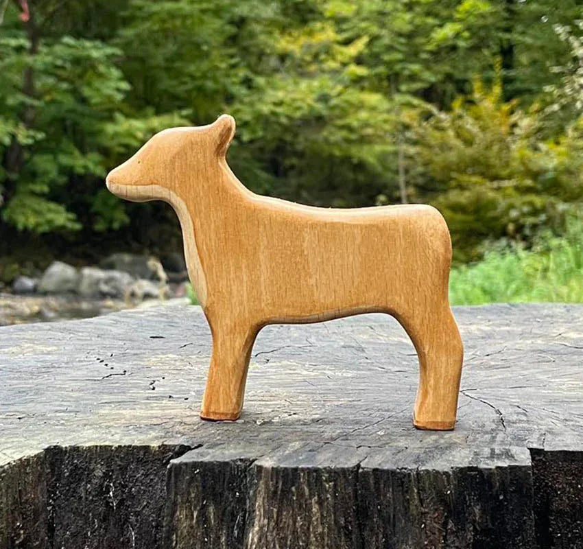 Wooden Female Deer Toy - BIG FRENCHIES