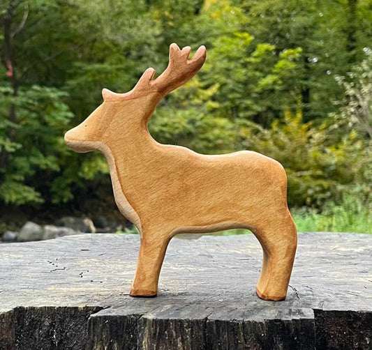 Wooden Deer Toy - BIG FRENCHIES