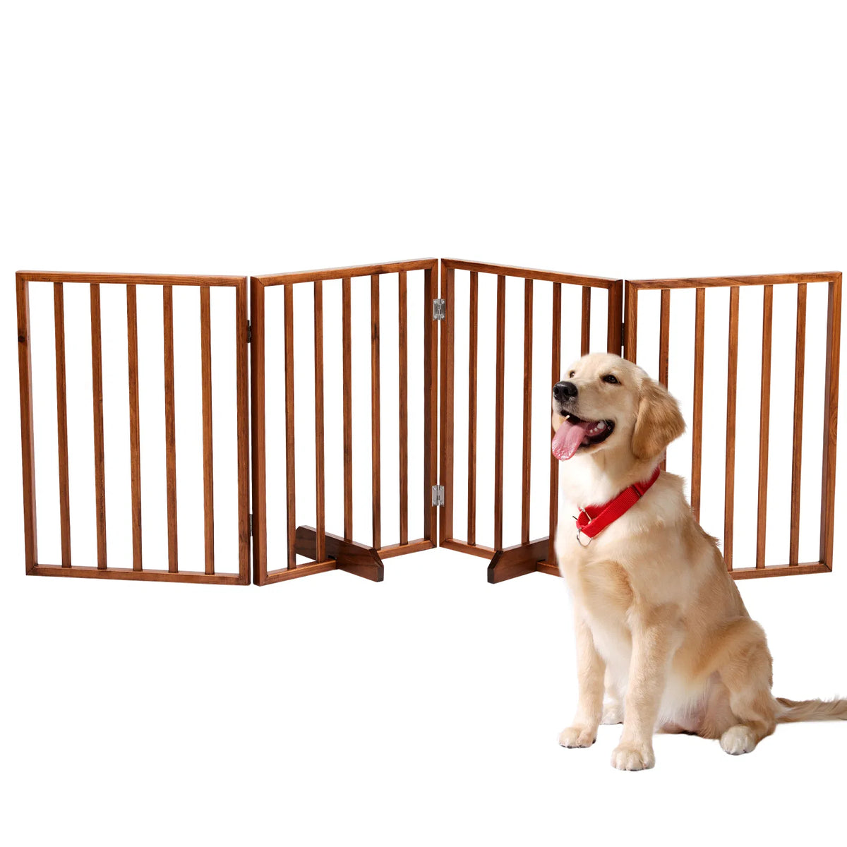 The Wooden Dog Fence Brown