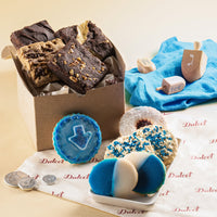 Deluxe Hanukkah Dreidel Cookie Gift Basket - BIG FRENCHIES
