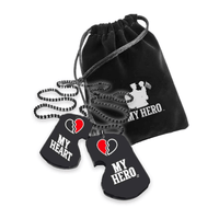 Deployment Gift for Kids - Dog Tag Set – Matching Dog Tag Set