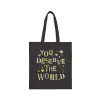 Deserve the World Tote - BIG FRENCHIES