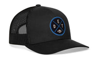 Detroit Football Trucker Hat  |  Black DET X Snapback