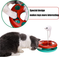 Exciting Interactive Cat Toy Set - Tower of Tracks with Mouse Teaser and Rolling Balls for Endless Fun! - BIG FRENCHIES