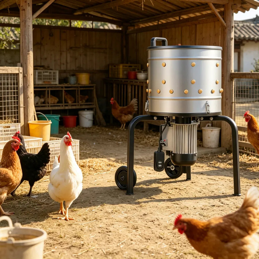 Plucker Machine with Easy to Clean and Space-Saving for Outdoor