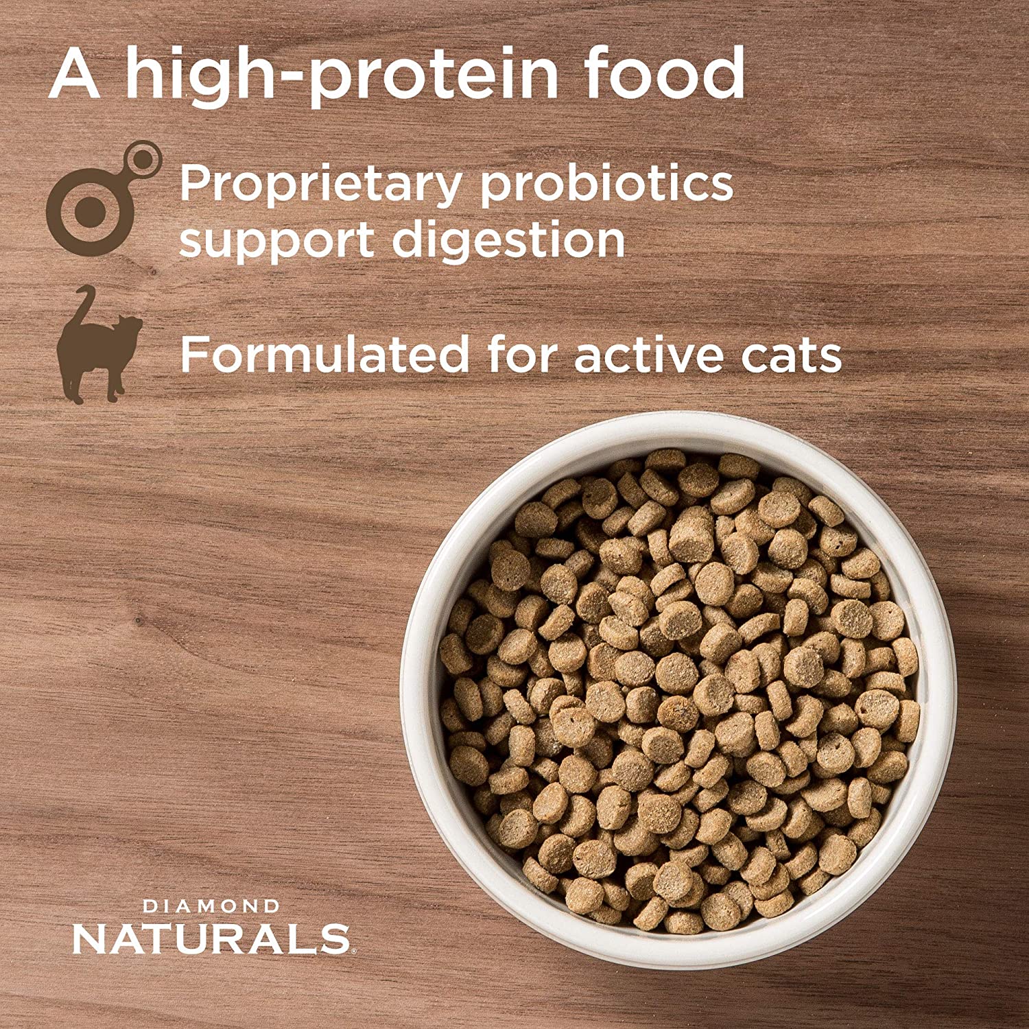 Diamond Naturals Active Cat Chicken Meal & Rice Formula 6 lbs.