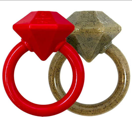 Diamond Ring Nylon Teething Ring for Puppies | Durable & USA Made - BIG FRENCHIES