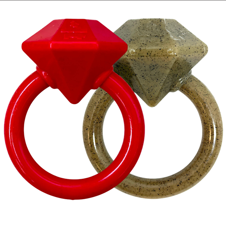 Diamond Ring Nylon Teething Ring for Puppies | Durable & USA Made - BIG FRENCHIES
