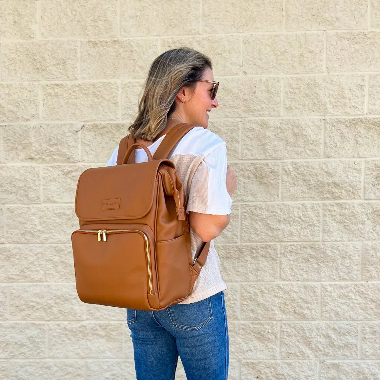 The Hands-free Diaper Bag: Backpack - BIG FRENCHIES