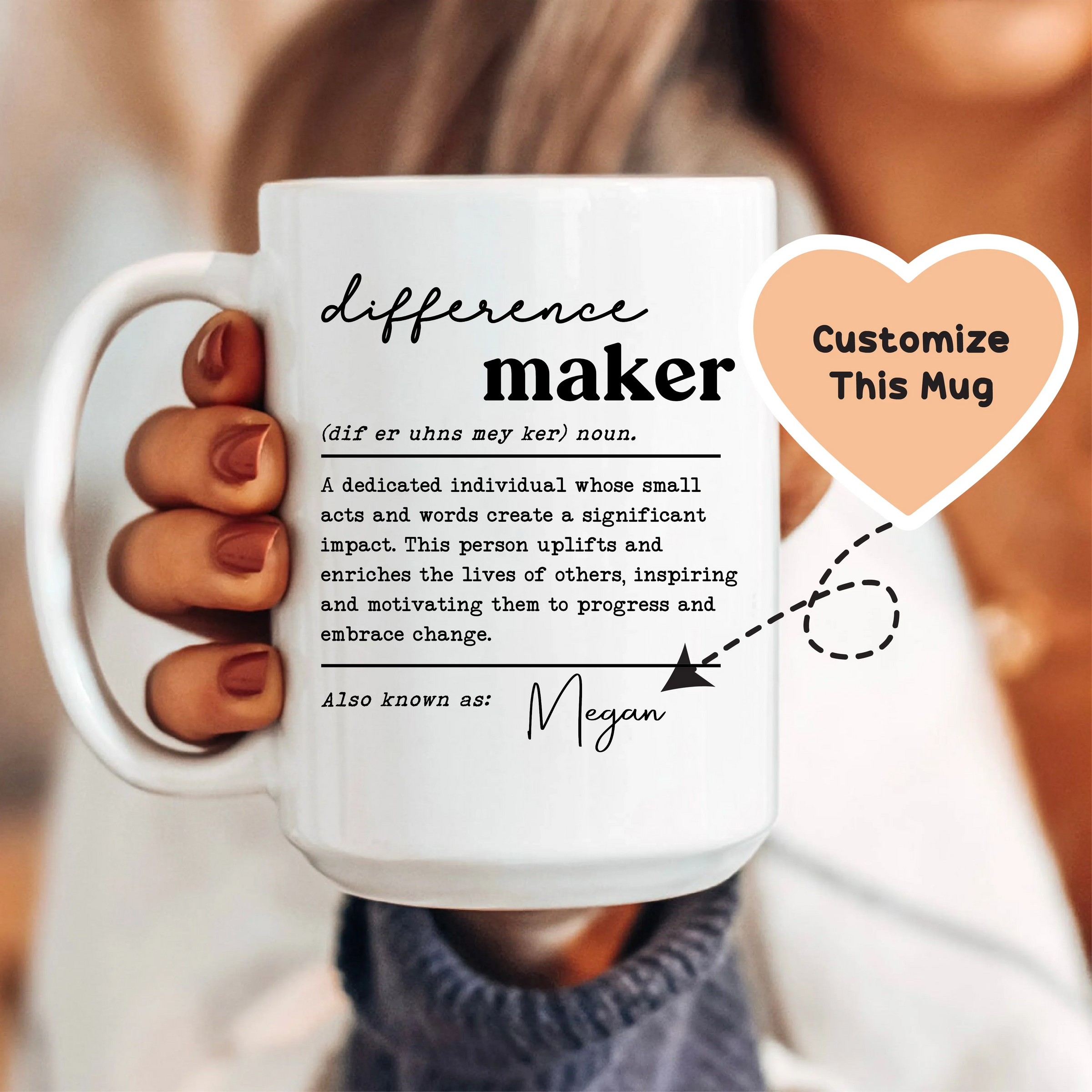 Difference Maker Custom Mug - BIG FRENCHIES