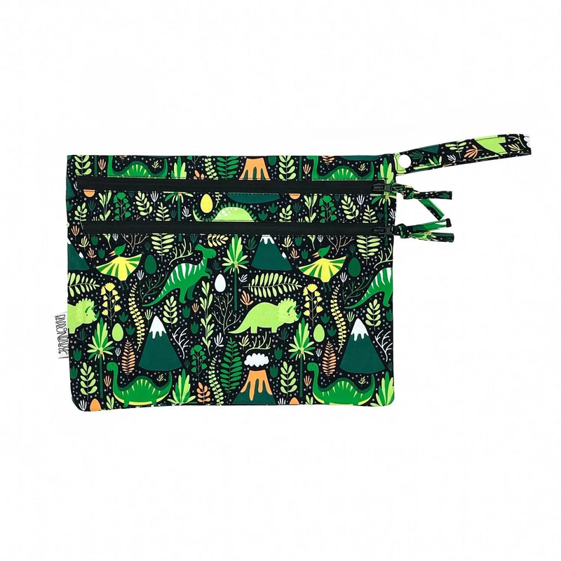 Dino Days - Waterproof Wet Bag (For mealtime, on-the-go, and more!) SALE - BIG FRENCHIES