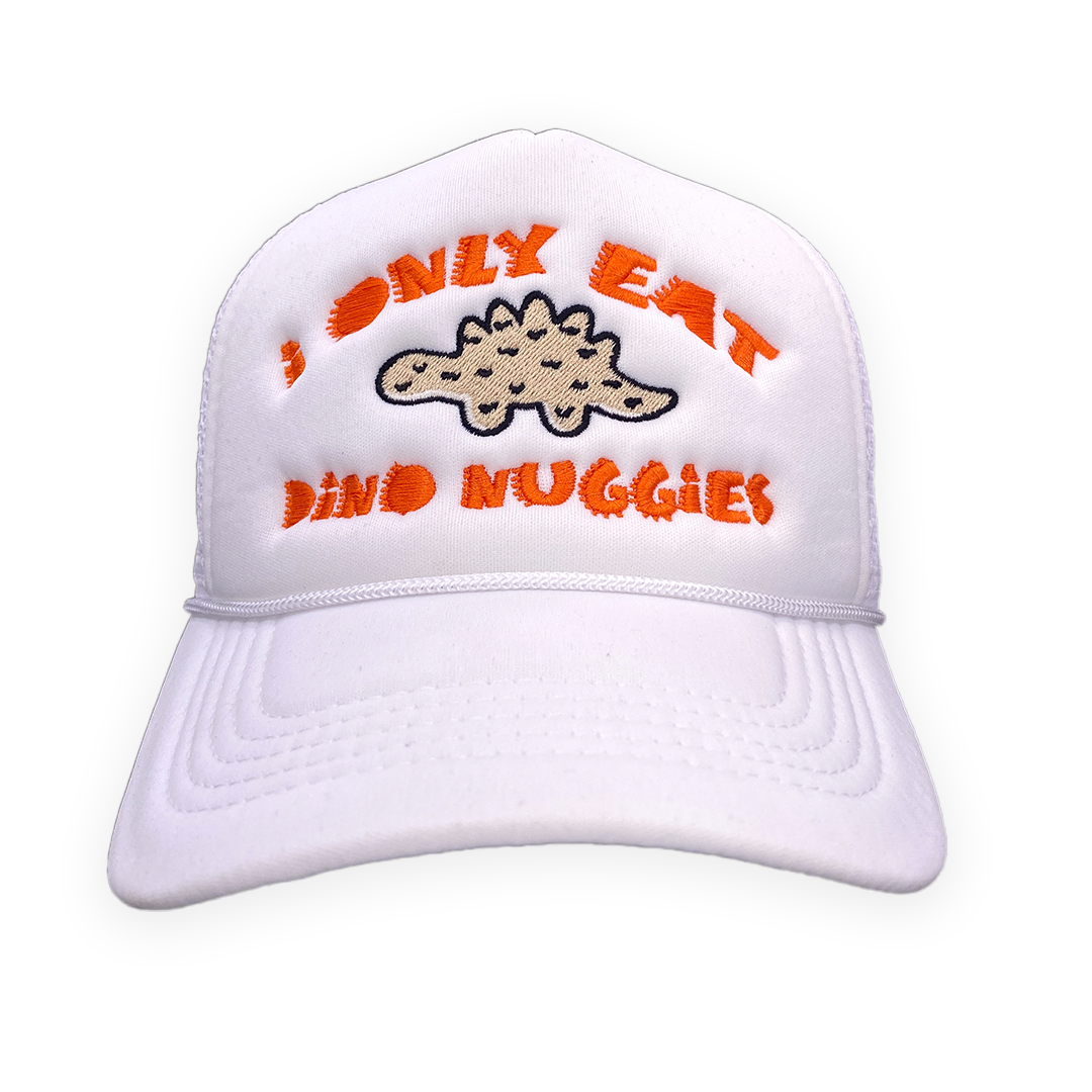 I Only Eat Dino Nuggies Custom Embroidered Hat