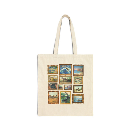 Dinosaur Lover Art History Tote Bag - BIG FRENCHIES