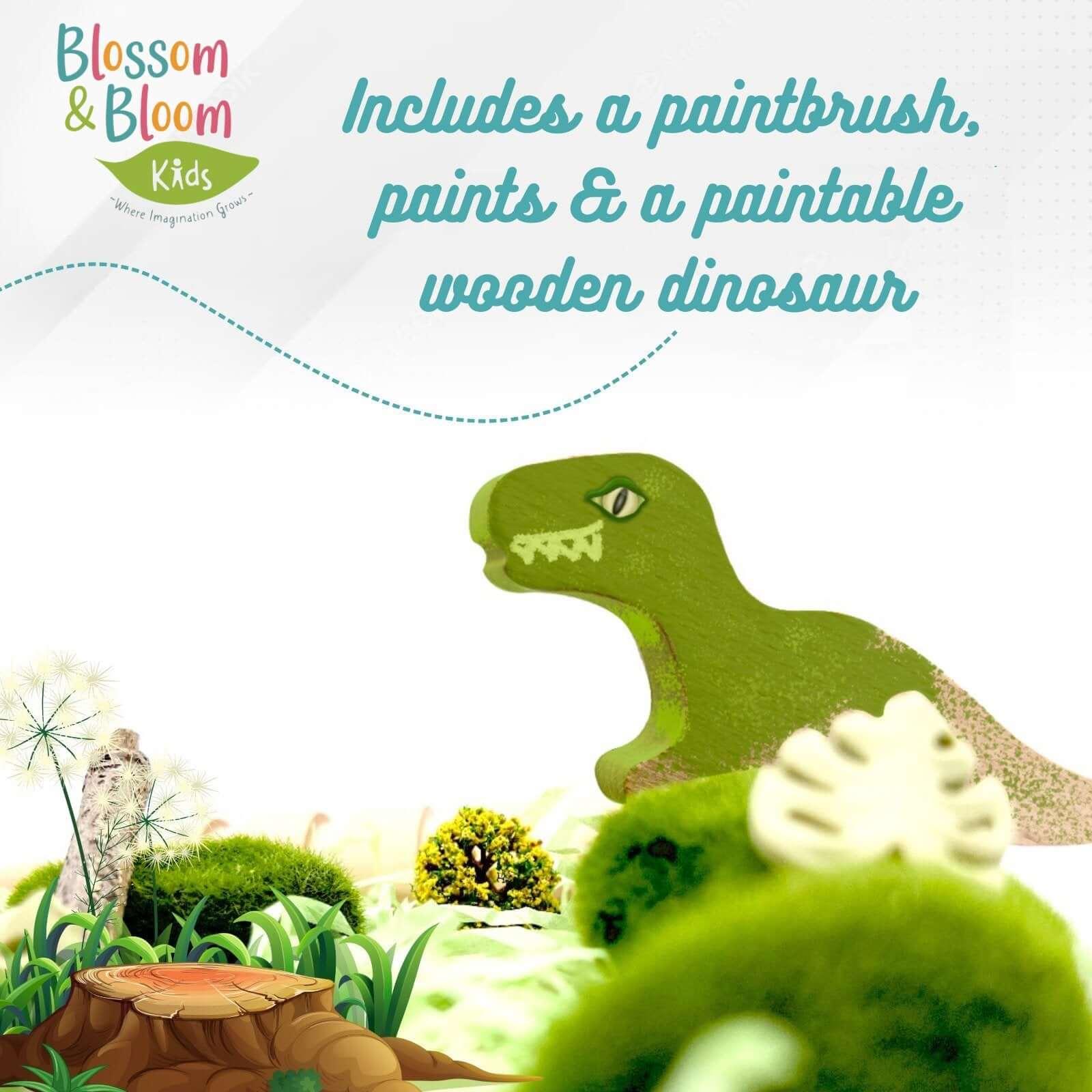 Dinosaur Quest, Playdough Kit with Paintable Dinosaurs - BIG FRENCHIES