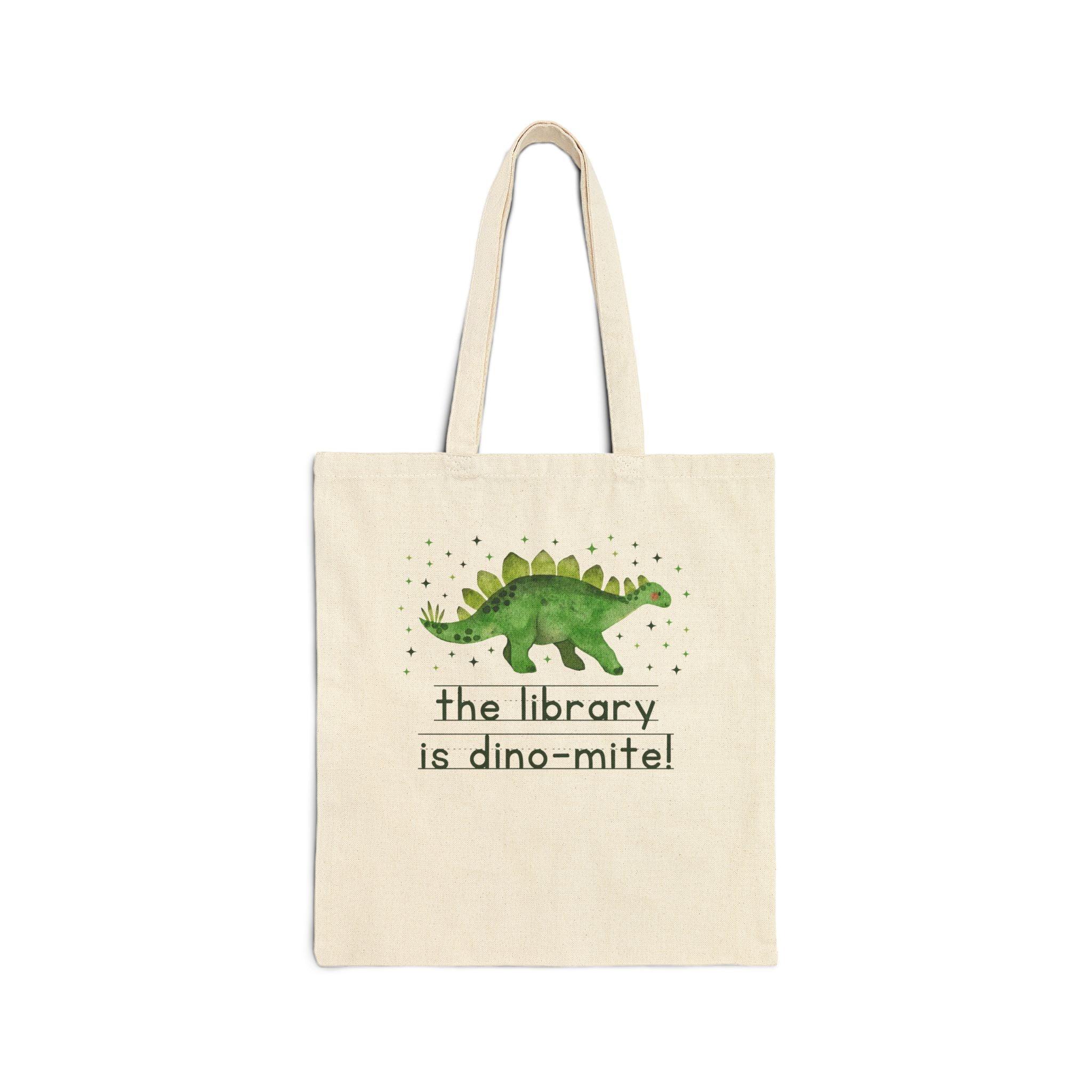 The Library is Dino-Mite Tote - BIG FRENCHIES