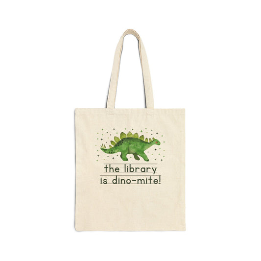 The Library is Dino-Mite Tote - BIG FRENCHIES