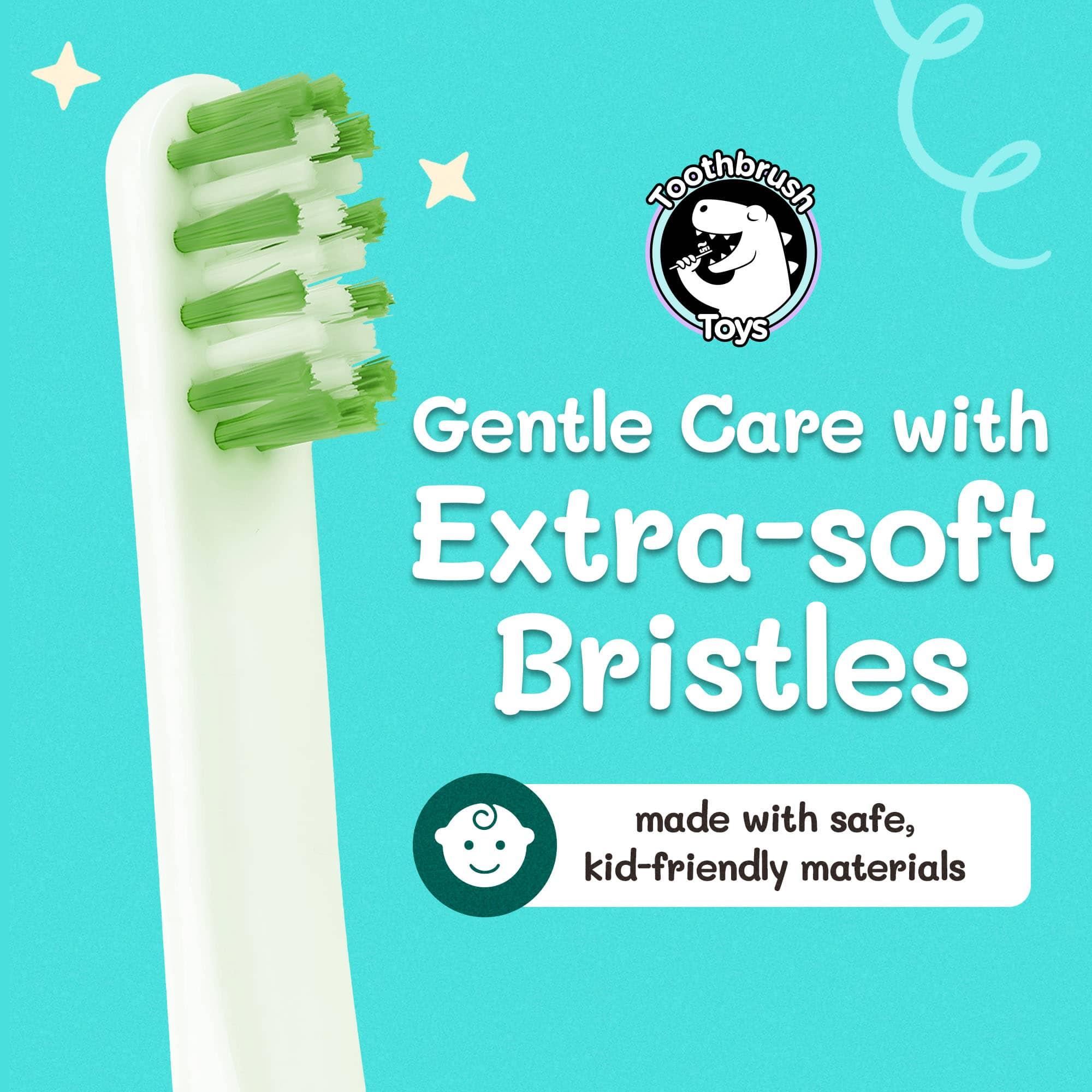 Brushy the Brushasaurus Dinosaur Toothbrush for Kids – Fun Brush Toy - BIG FRENCHIES