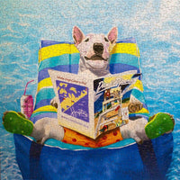 Dog Days Of Summer 500 Piece Jigsaw Puzzle by Springbok Puzzles - BIG FRENCHIES
