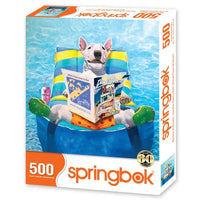 Dog Days Of Summer 500 Piece Jigsaw Puzzle by Springbok Puzzles - BIG FRENCHIES