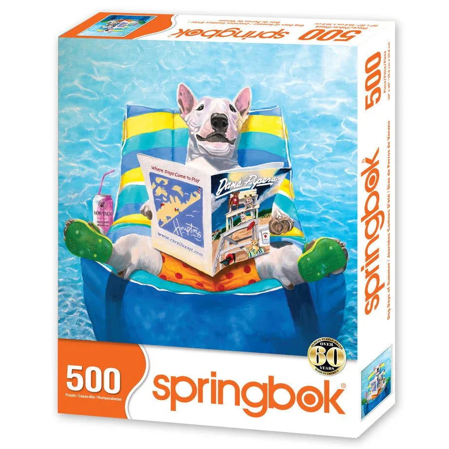 Dog Days Of Summer 500 Piece Jigsaw Puzzle by Springbok Puzzles - BIG FRENCHIES