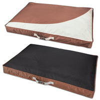 Dog Helios 'Immortal-Trek' Waterproof Rectangular Travel Dog Bed Mat - BIG FRENCHIES