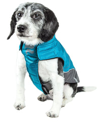 Dog Helios ® Altitude-Mountaineer Wrap-Hook-and-Loop Waterproof Dog Coat - BIG FRENCHIES
