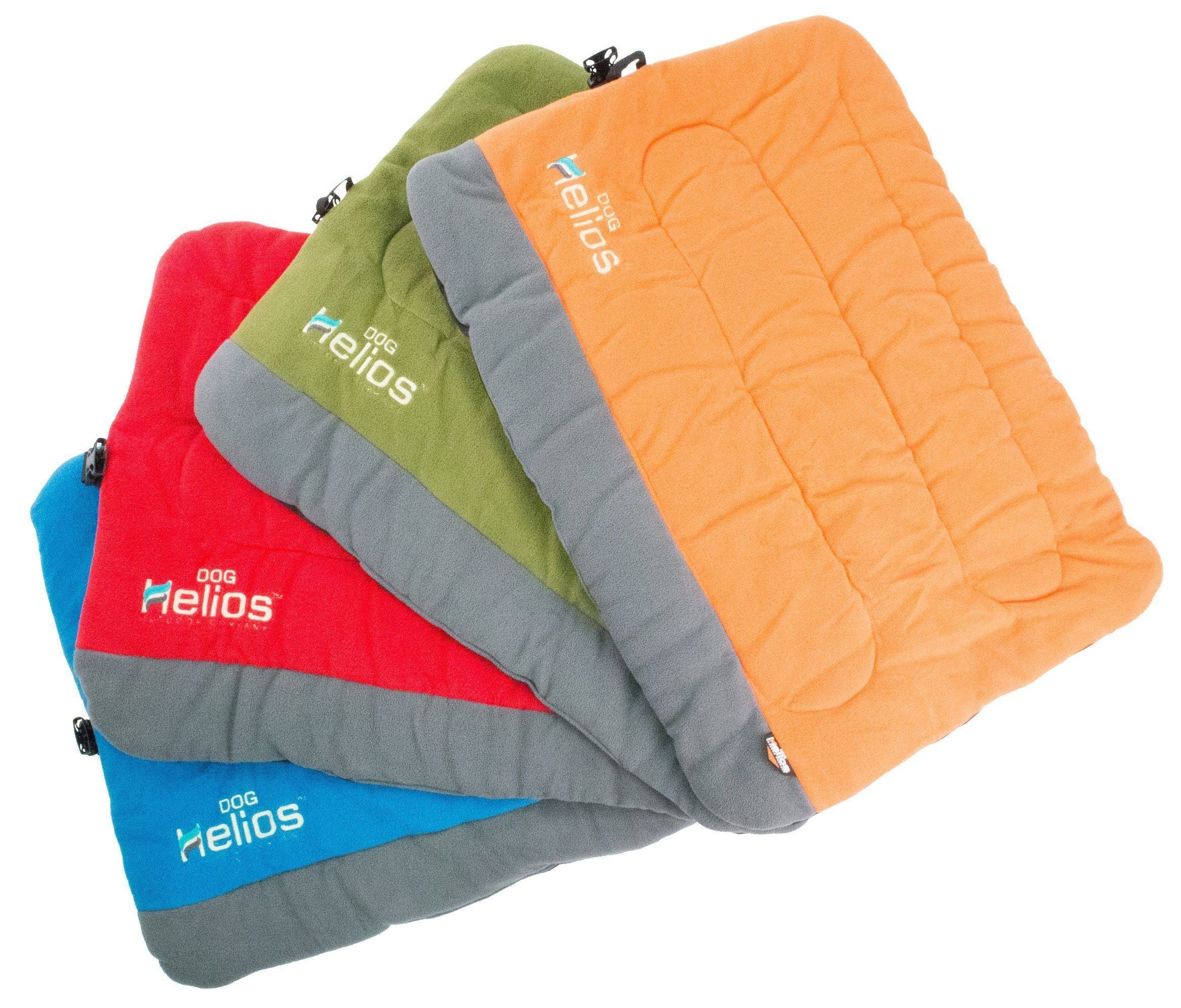 Dog Helios ® 'Combat-Terrain' Cordura-Nyco Reversible Nylon and Fleece Travel Camping Dog Bed - BIG FRENCHIES