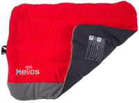 Dog Helios ® 'Combat-Terrain' Cordura-Nyco Reversible Nylon and Fleece Travel Camping Dog Bed - BIG FRENCHIES