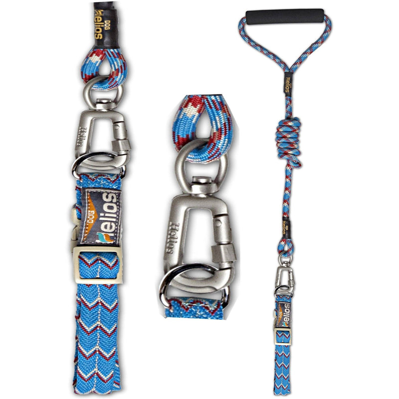 Dog Helios ® 'Dura-Tough' 2-in-1 Reflective Adjustable Fashion Dog Leash and Collar - BIG FRENCHIES