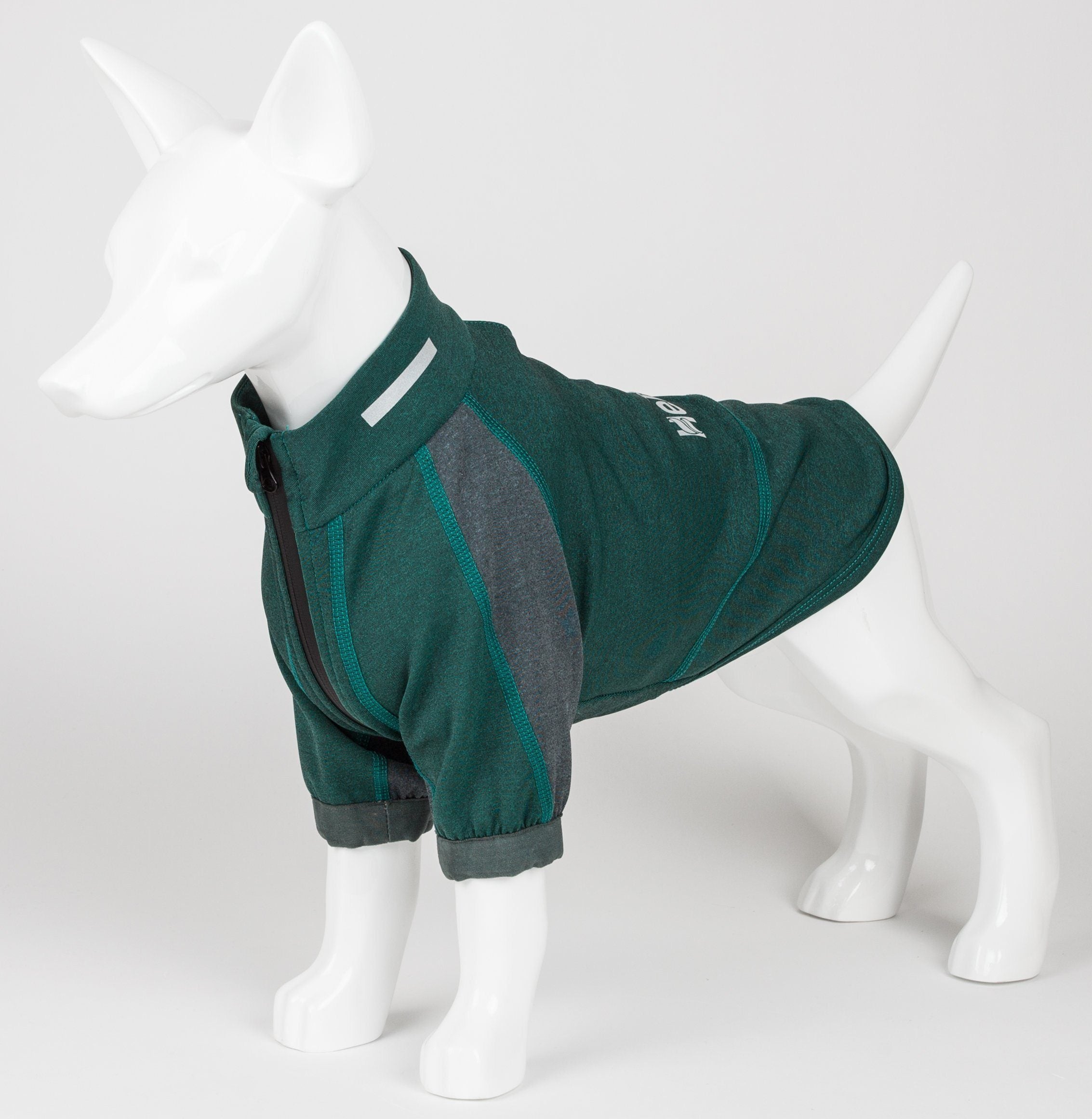 Dog Helios ® 'Eboneflow' Mediumweight 4-Way-Stretch Flexible And Breathable Performance Dog Yoga T-Shirt - BIG FRENCHIES