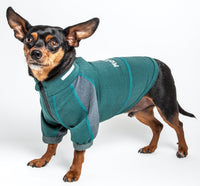 Dog Helios ® 'Eboneflow' Mediumweight 4-Way-Stretch Flexible And Breathable Performance Dog Yoga T-Shirt - BIG FRENCHIES