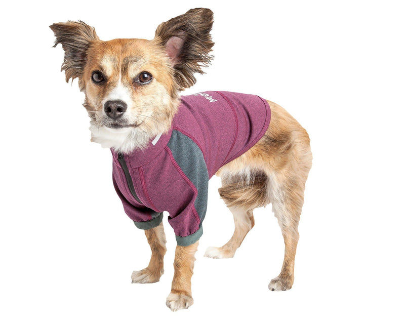 Dog Helios ® 'Eboneflow' Mediumweight 4-Way-Stretch Flexible And Breathable Performance Dog Yoga T-Shirt - BIG FRENCHIES