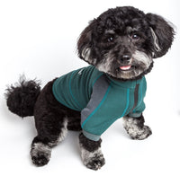 Dog Helios ® 'Eboneflow' Mediumweight 4-Way-Stretch Flexible And Breathable Performance Dog Yoga T-Shirt - BIG FRENCHIES