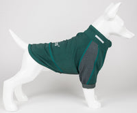 Dog Helios ® 'Eboneflow' Mediumweight 4-Way-Stretch Flexible And Breathable Performance Dog Yoga T-Shirt - BIG FRENCHIES