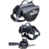 Dog Helios ® Freestyle 3-in-1 Explorer Sporty Convertible Waterproof Dog Backpack Harness - BIG FRENCHIES