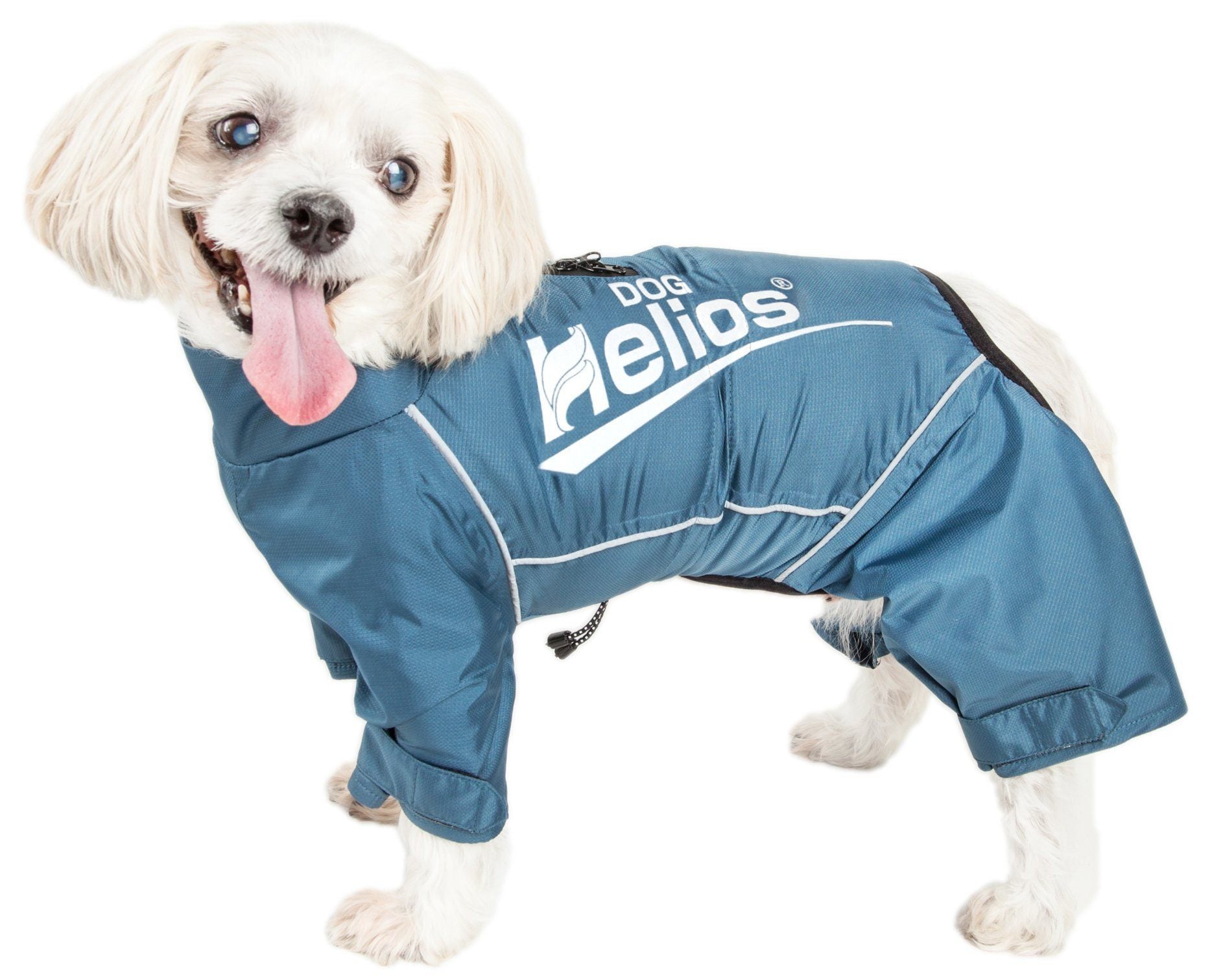 Dog Helios ® 'Hurricanine' Waterproof and Reflective Full Body Dog Coat - BIG FRENCHIES