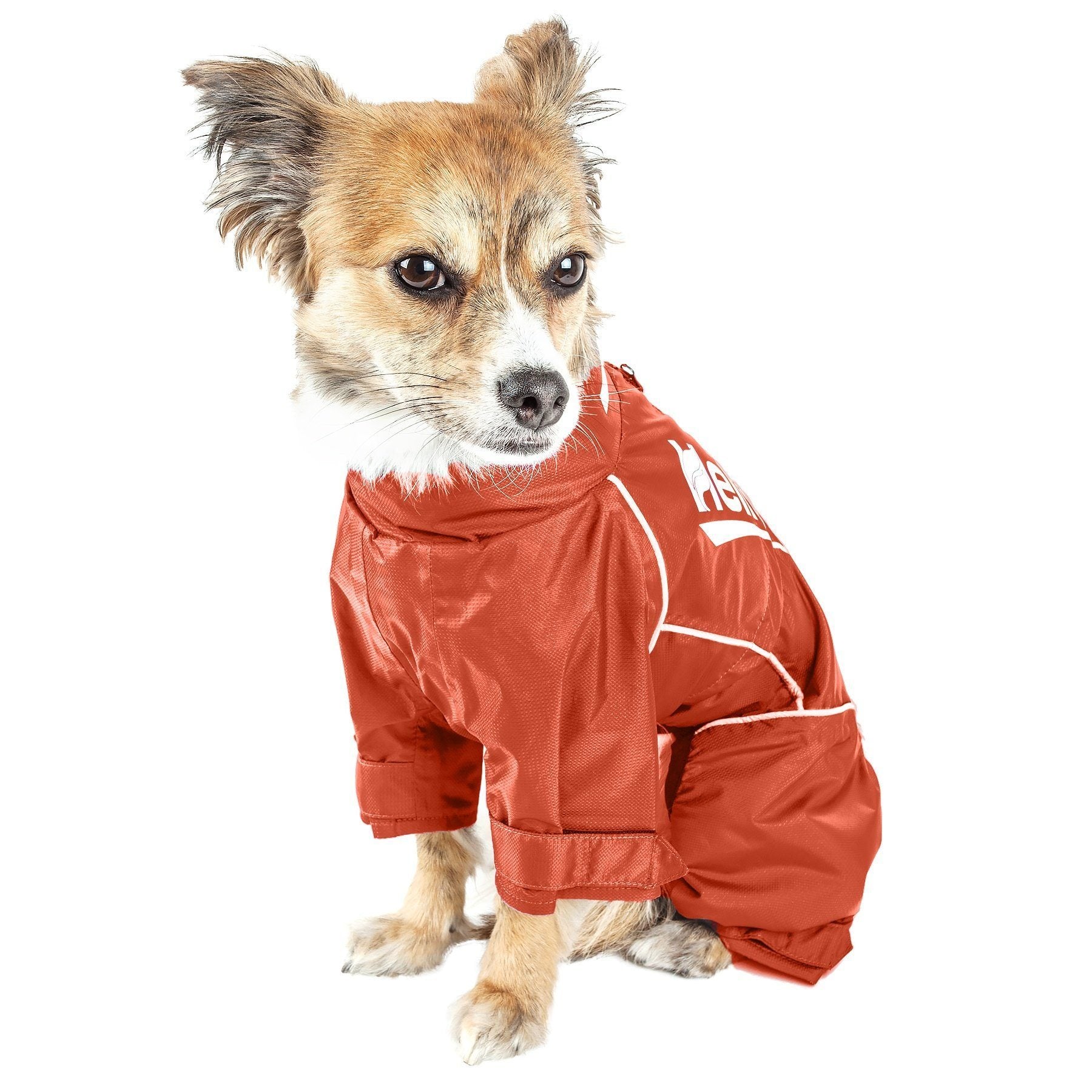 Dog Helios ® 'Hurricanine' Waterproof and Reflective Full Body Dog Coat - BIG FRENCHIES