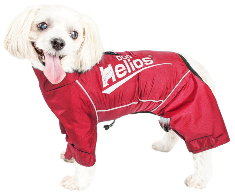 Dog Helios ® 'Hurricanine' Waterproof and Reflective Full Body Dog Coat - BIG FRENCHIES