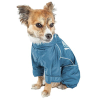 Dog Helios ® 'Hurricanine' Waterproof and Reflective Full Body Dog Coat - BIG FRENCHIES