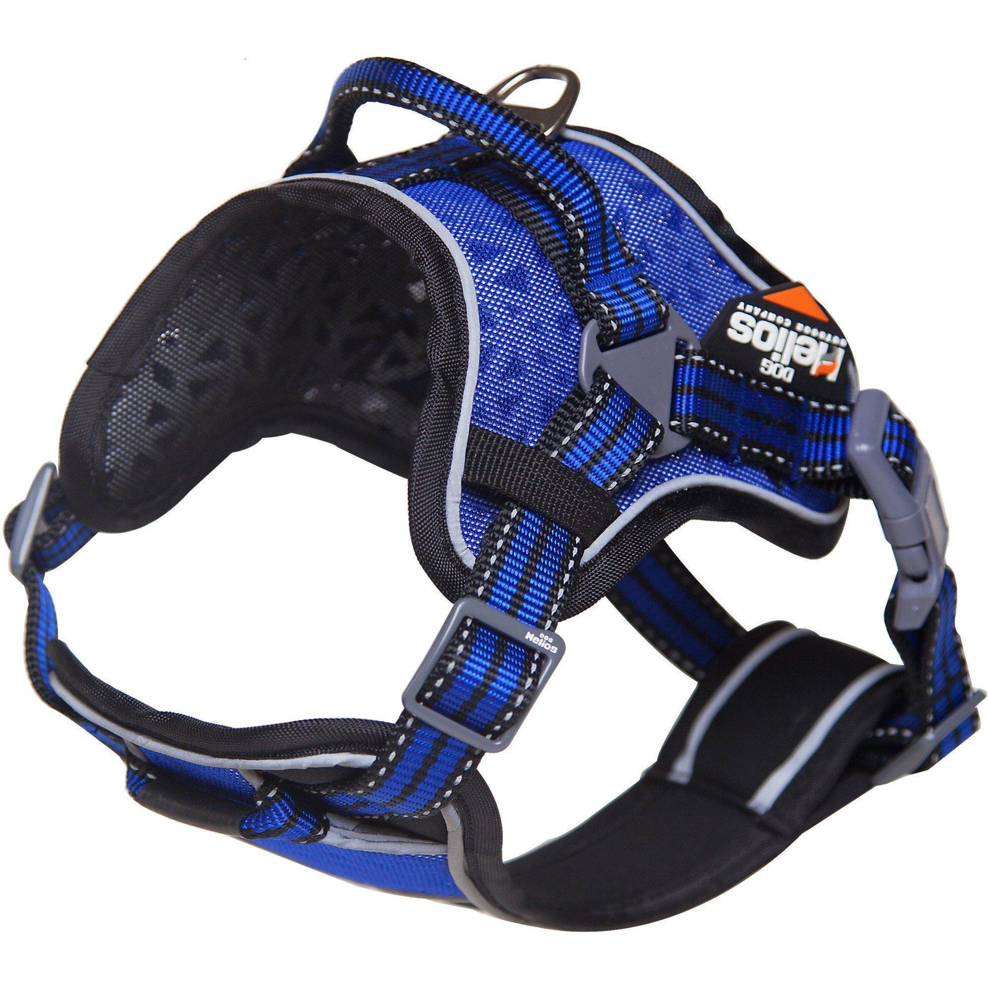 Dog Helios ® 'Journey Wander' Chest Compressive Sporty Adjustable Dog Harness and Leash - BIG FRENCHIES