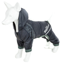 Dog Helios ® 'Namastail' Lightweight 4-Way-Stretch Yoga Performance Dog Tracksuit Hoodie - BIG FRENCHIES